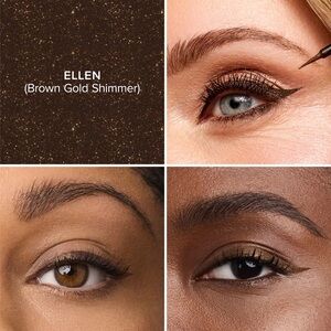 Thrive Ellen Brilliant Eye Brightener Sparkling Liquid Eyeliner- brown gold